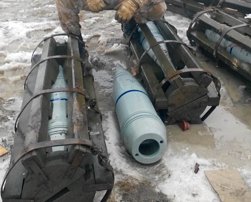 203mm artillery rounds